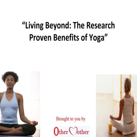 Research proven benefits of yoga