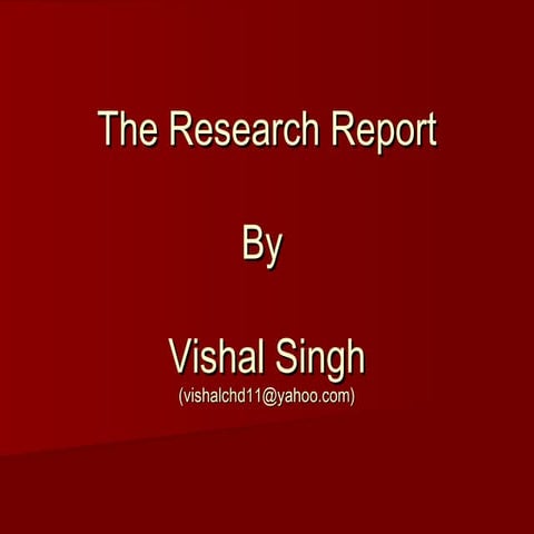 Research report