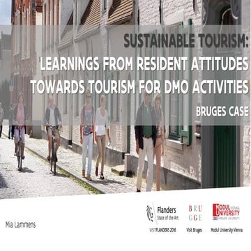 Research results on carrying capacity residents in bruges mia lammens