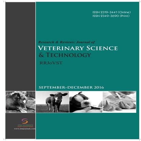esearch & Reviews: Journal of Veterinary Science and Technology vol 5 issue 3