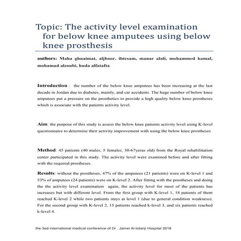 K level presenation | PDF
