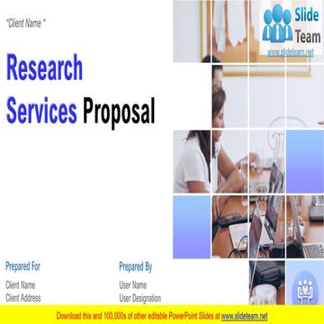 Research Services Proposal PowerPoint Presentation Slides