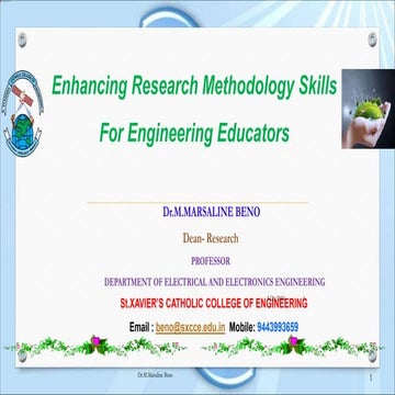 Research skills methodology, steps for research