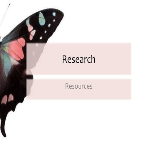 Research sources and process