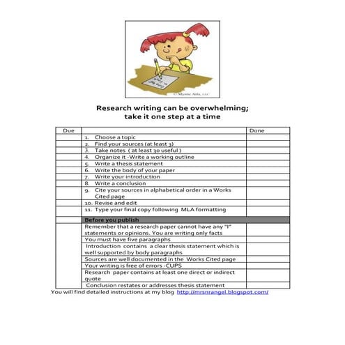 Research Step by Step