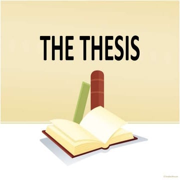 What is Thesis
