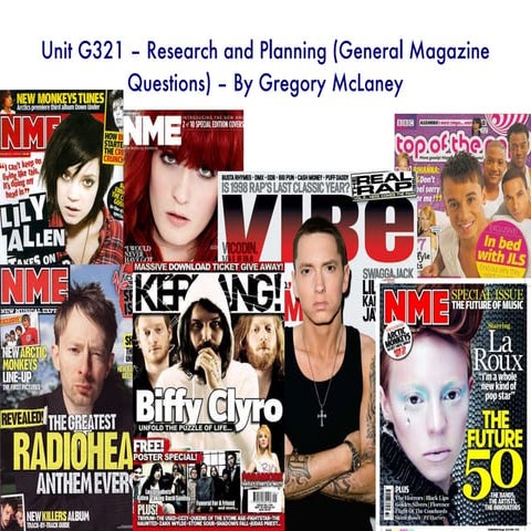 Music magazine research (questionaire) | DOCX