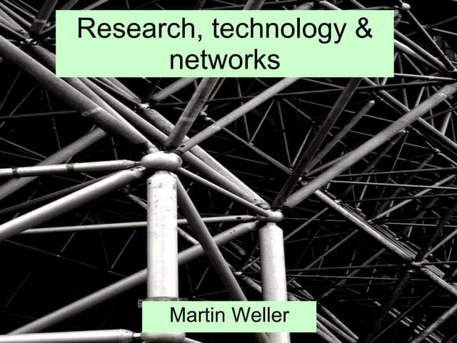 Research, technology & networks