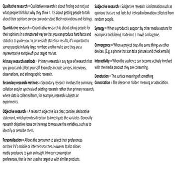 Research termanolagy