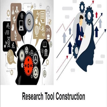 Research Tool Construction - Dr.C.Thanavathi | PDF