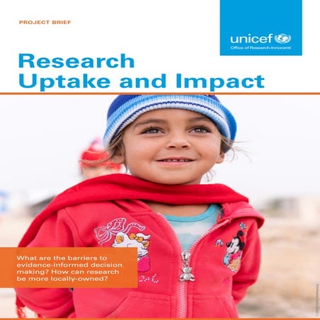 Research uptake and impact — Project brief