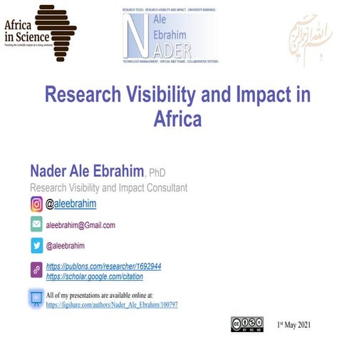 Research Visibility and Impact in Africa