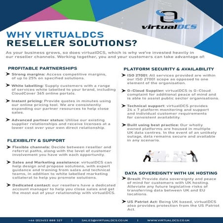 Reseller Benefits