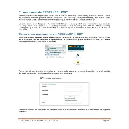 Todo sobre Reseller host