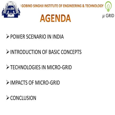 Micro-Grid in India