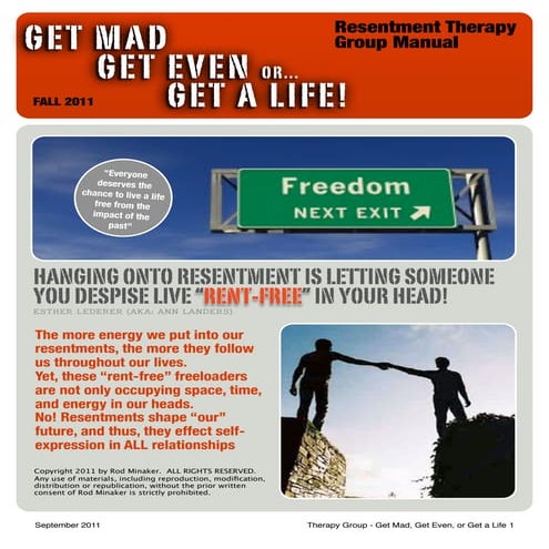 Resentment Group Manual