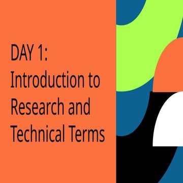Quarter 4 Introductionn to Research And technical terms