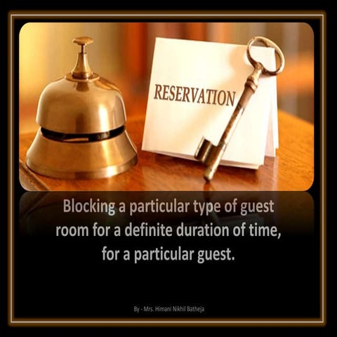 Reservation
