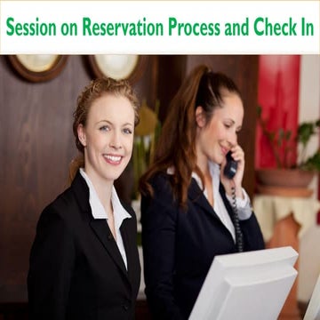 Front office Operations and Reservation 