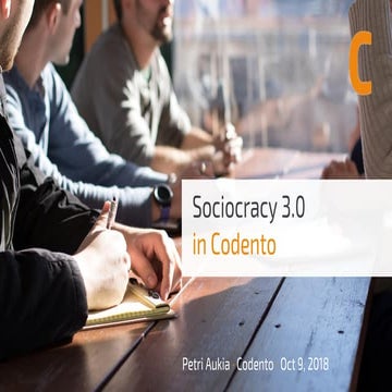 Reset 2018 Conference: Sociocracy 3.0 in Codento