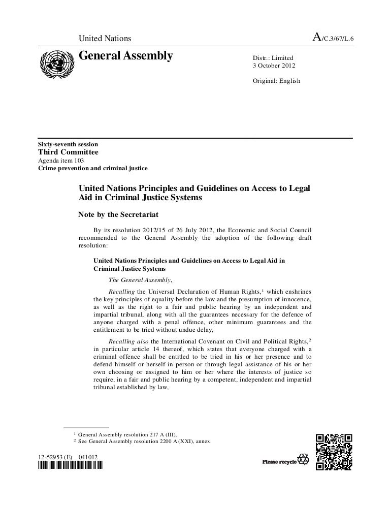 Special Education Procedural Safeguards_31 >> United Nations Principles And Guidelines On Access To Legal Aid In Cr Special Education Procedural Safeguards_31 >> United Nations Principles And Guidelines On Access To Legal Aid In Cr