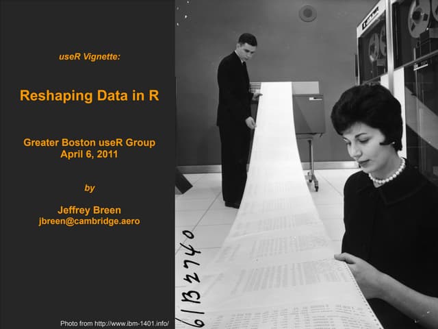 Reshaping Data in R