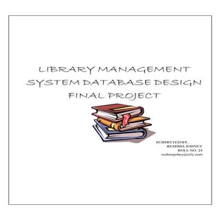 Library Management system Database ...