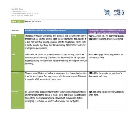 Resident evil remake