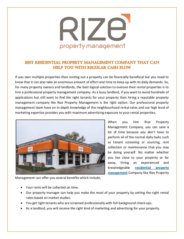 residential property management residential property management