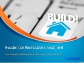 Residential Real Estate Investment