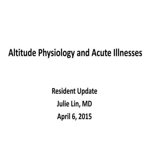 Resident update talk