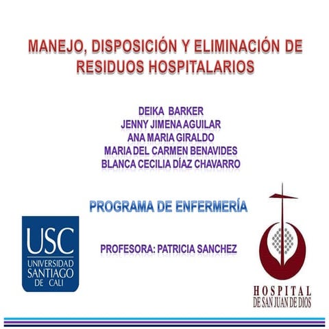 Residuos hospitalarios