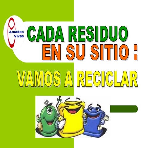 Plan Reciclamos 