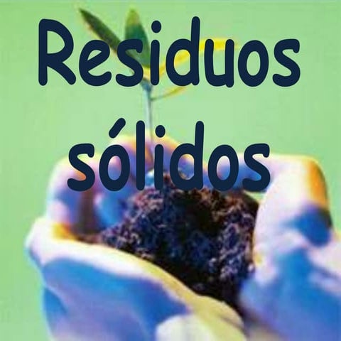 Residuos sólidos