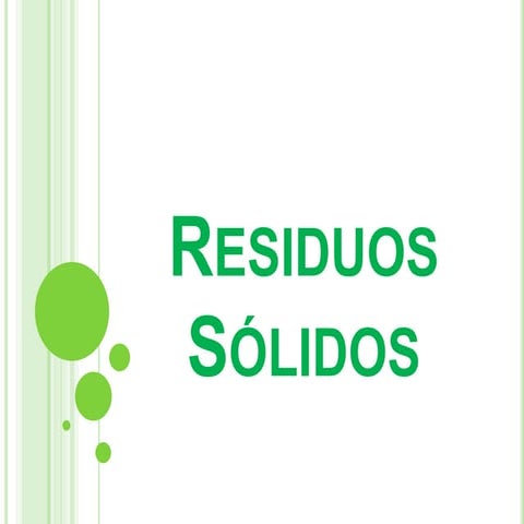 Residuos solidos julio diego