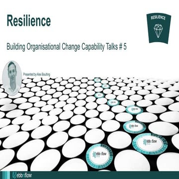 Resilience : Building Organisational Change Capability Talks # 5
