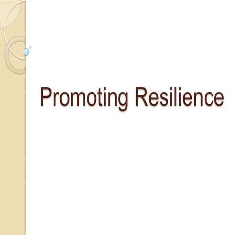 Resilience powerpoint