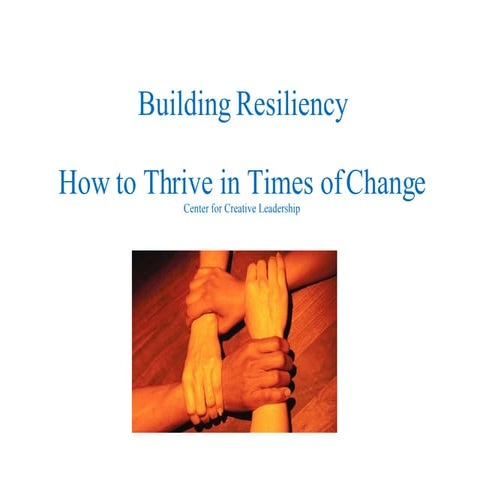 Strategies to Improve your Resilience at Work | PPT