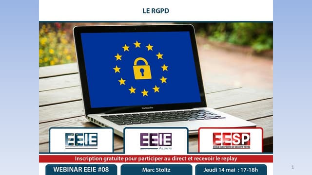 Webinar EEIE #08 : Le RGPD