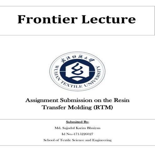 Resin transfer molding