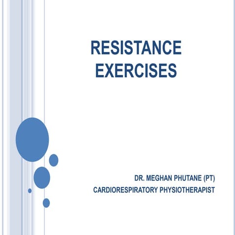 progressive resistant exercises for the second year
