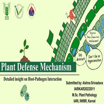 Disease Resistance in plants : Detailed insights on Plant- Pathogen Interaction