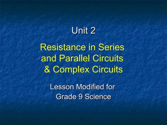 Grade 9, U2-L3-Current electricity | PPTX