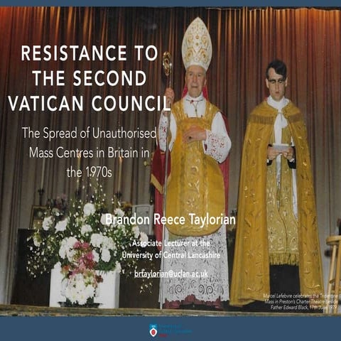 Resistance to the Second Vatican Council: The Spread of Unauthorised Mass Centres in Britain in the 1970s