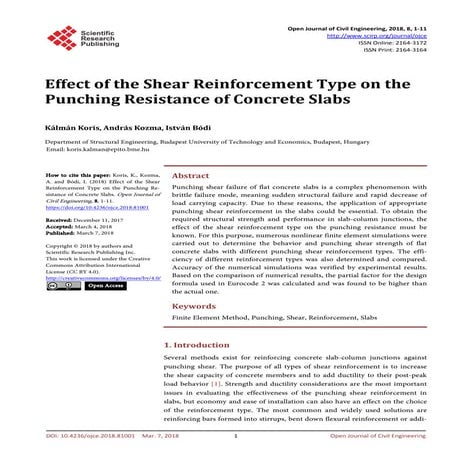 Resistane of concrte slab due to shear effect