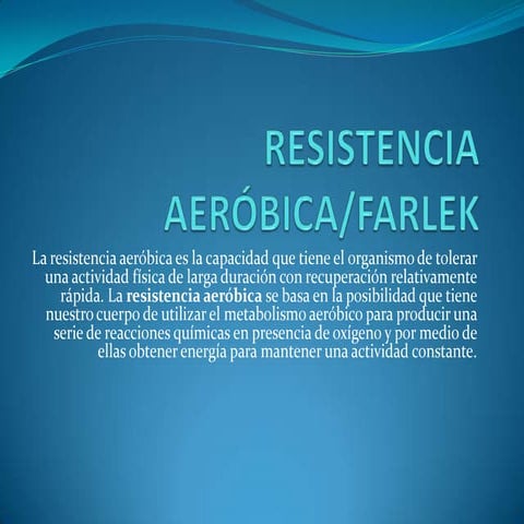 Resistencia aeróbica (1)