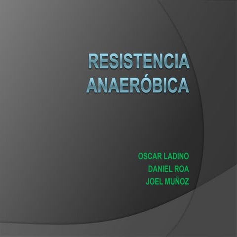 Resistencia AnaeróBica