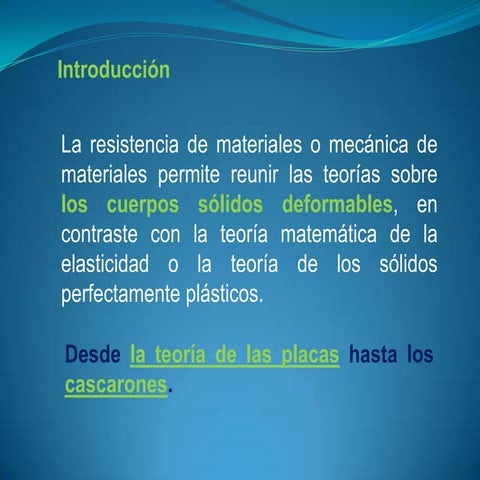 Resistencia de materiales