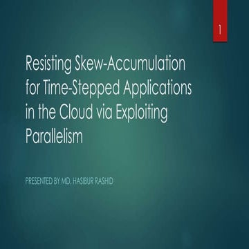 Resisting skew accumulation