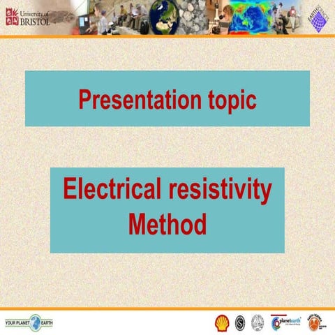 Resistivity method 